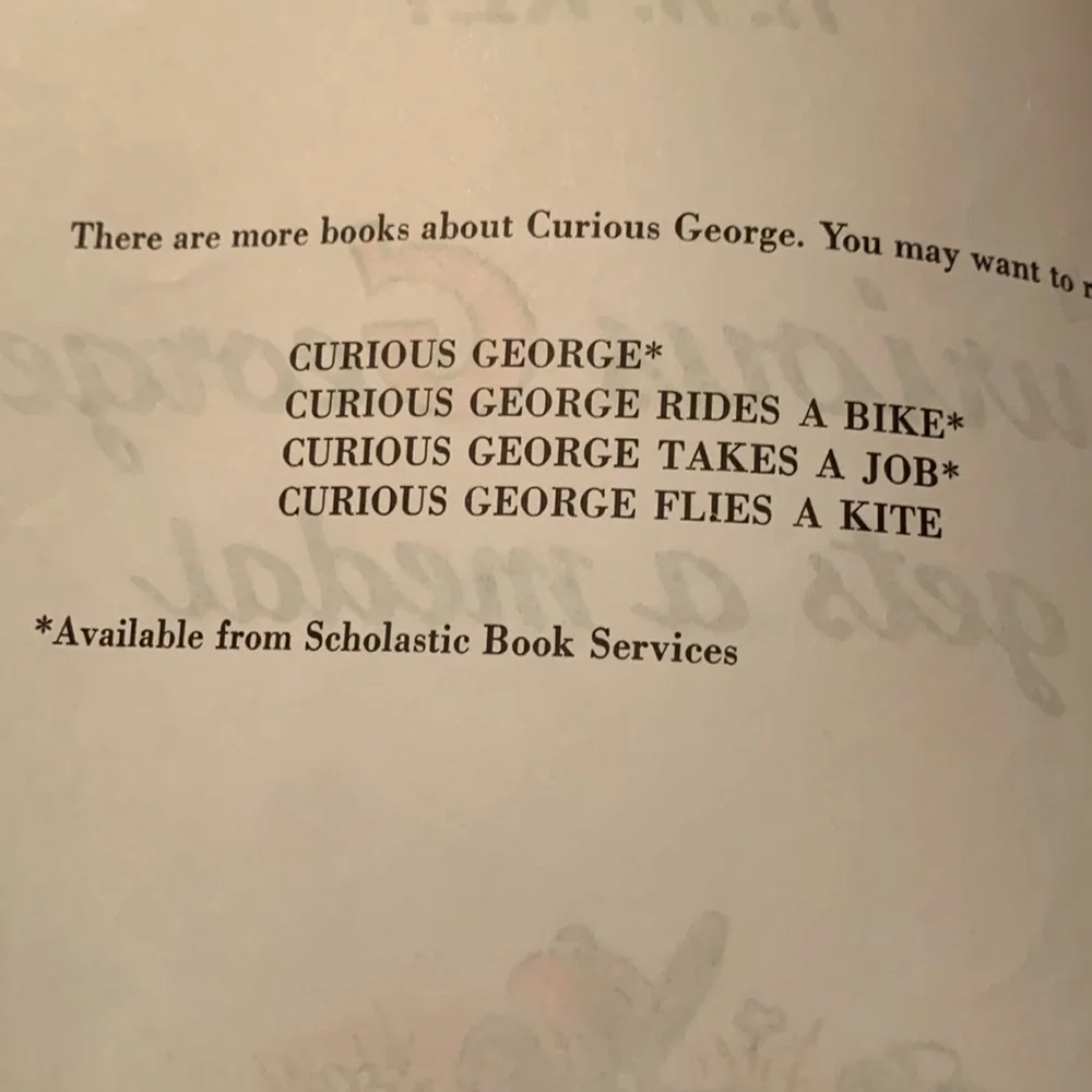 Curious George very cute