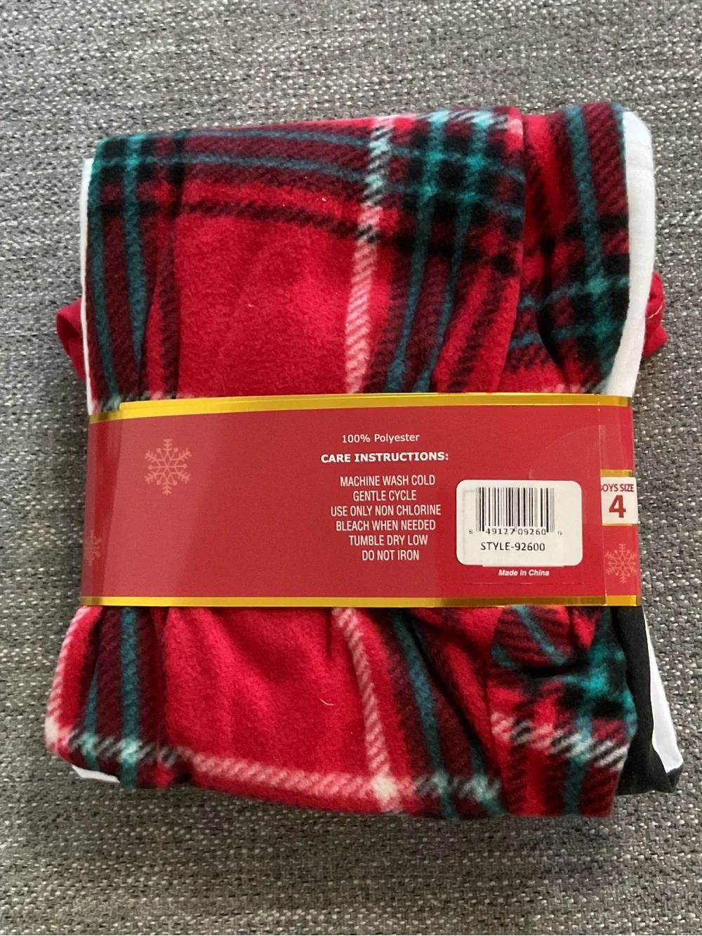 Family jammies brand red