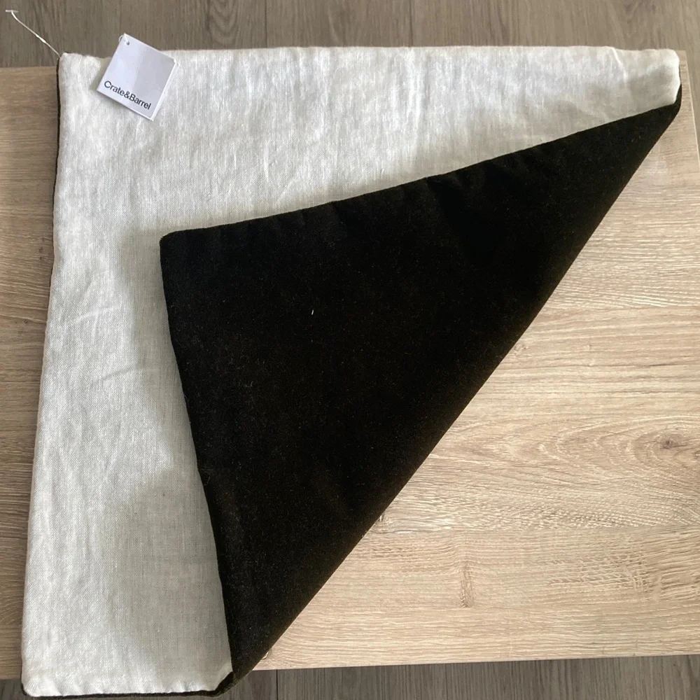 Crate&Barrel linen pillow