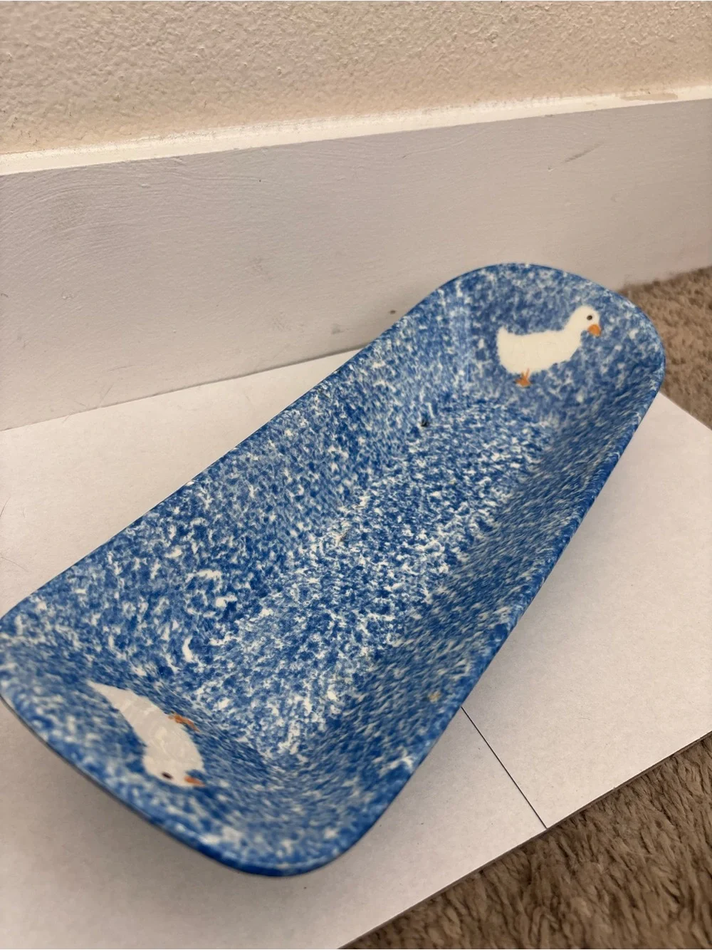 N/A blue speckled