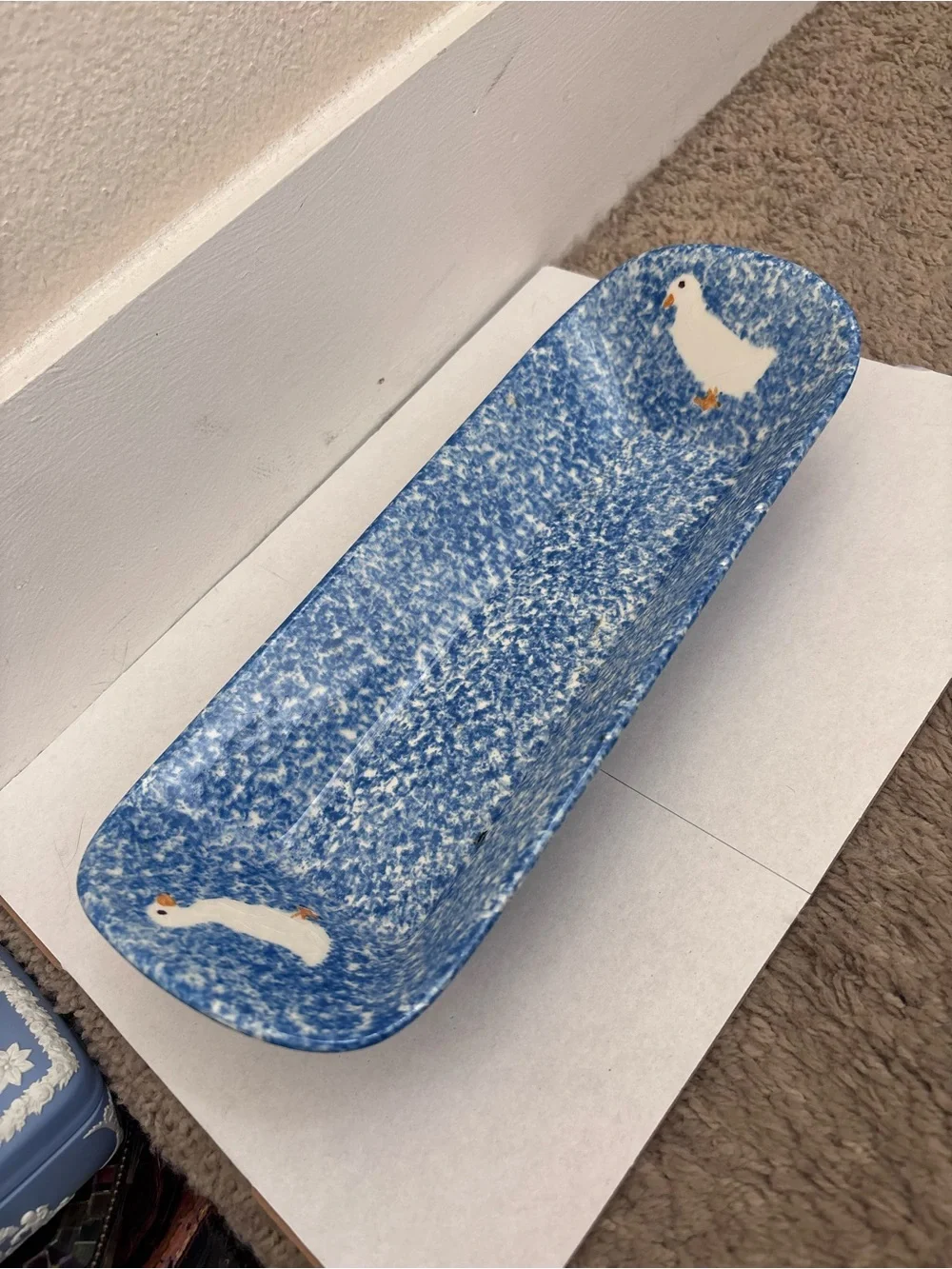 N/A blue speckled
