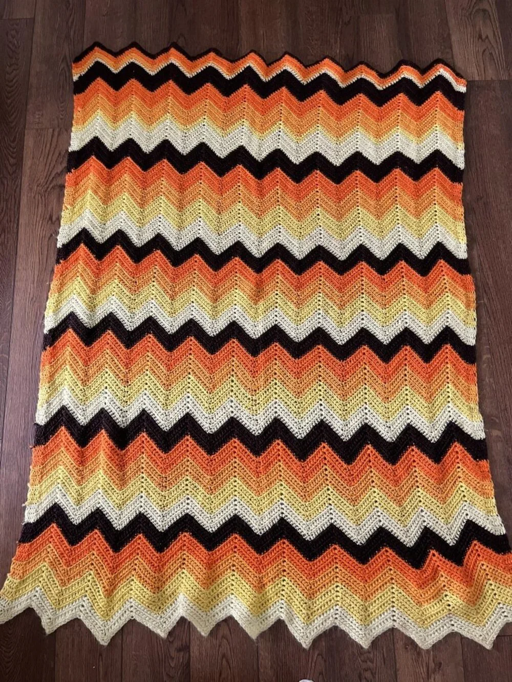 Vintage crochet afghan