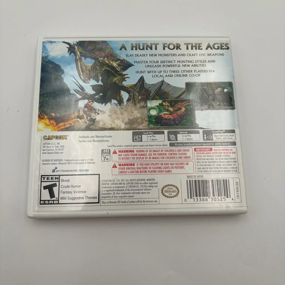 Capcom monster hunter