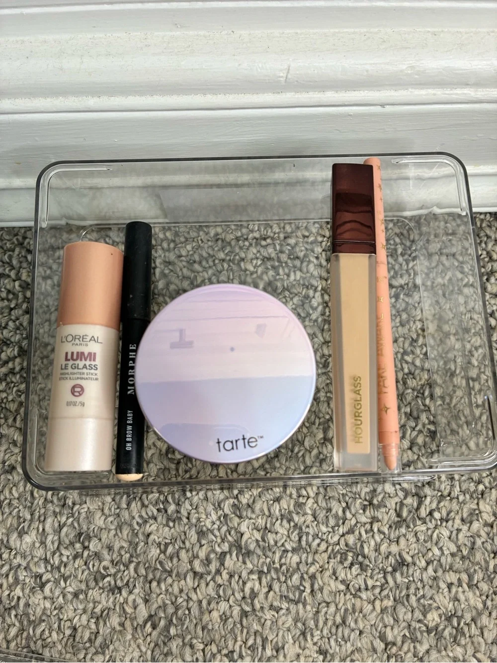 Tarte Radiant Face powder & fake awake hourglass concealer Sepia