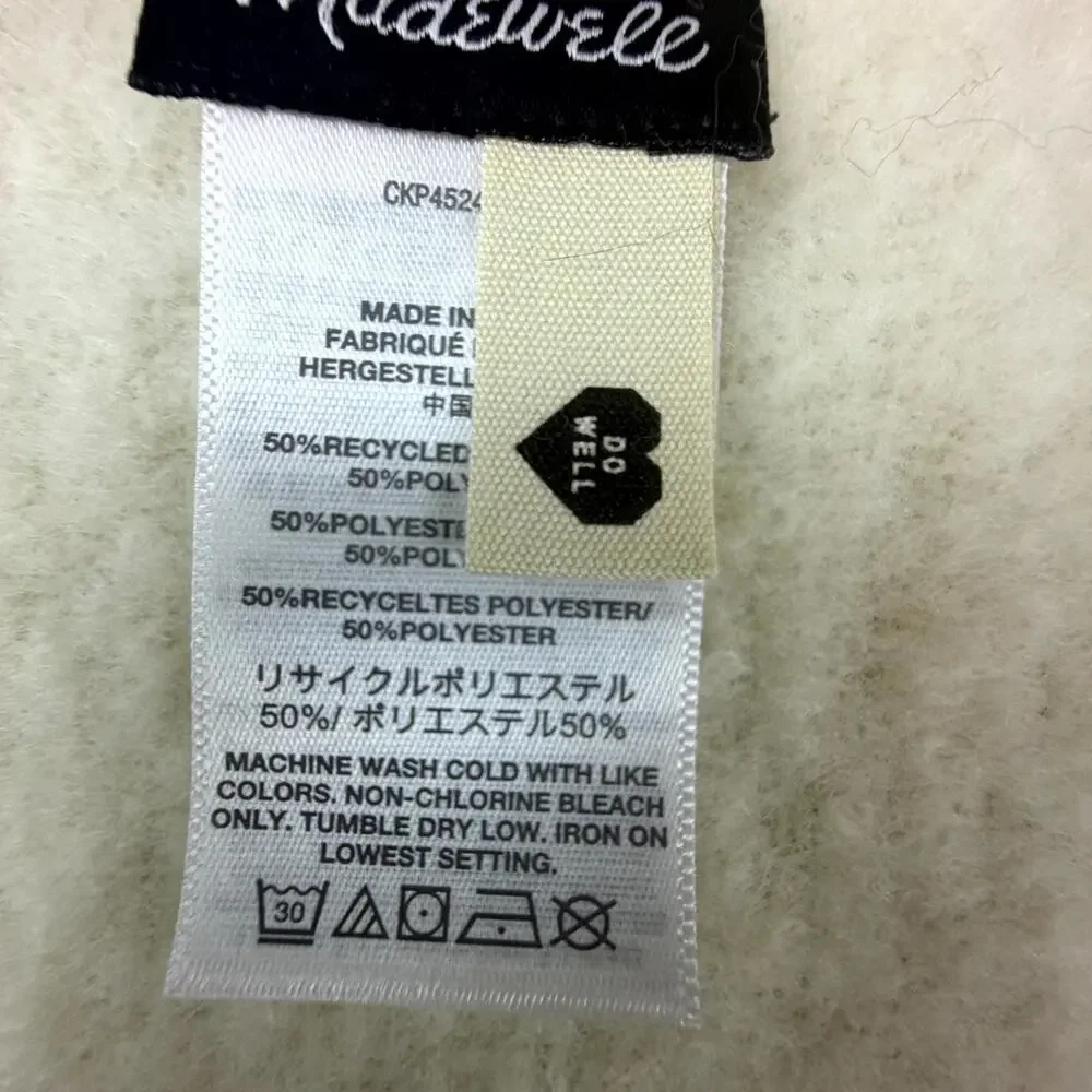 Madewell brushed oversized