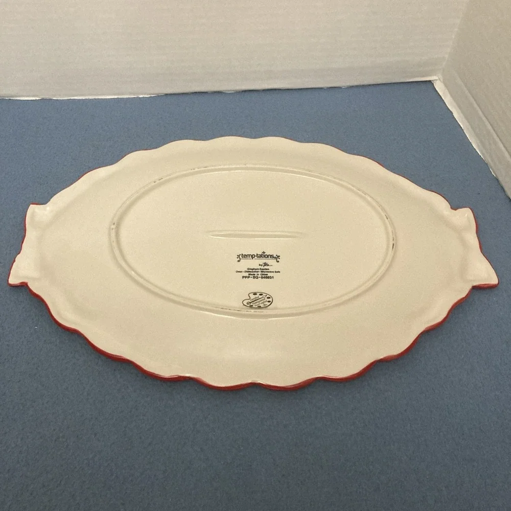 HTF Temp-tations by Tara Gingham Garden Red 16