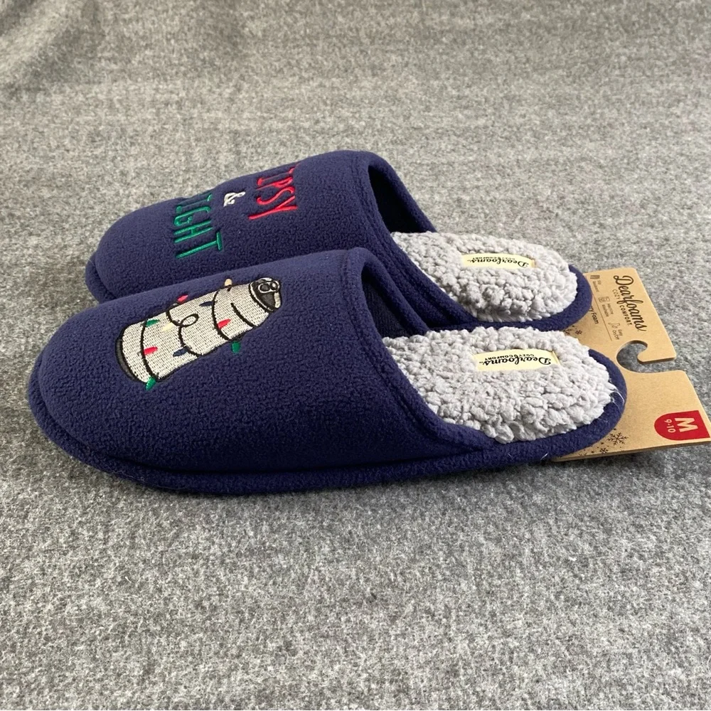 dearfoams slippers mens