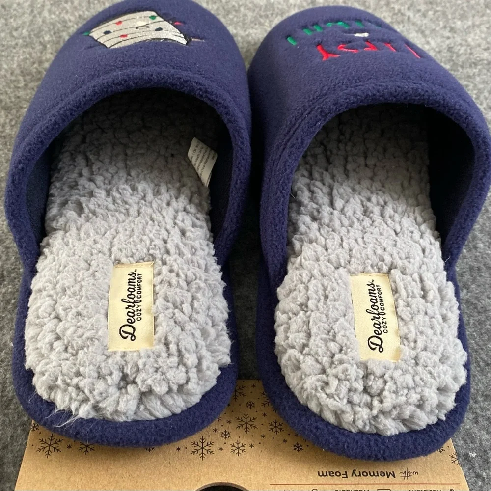 dearfoams slippers mens