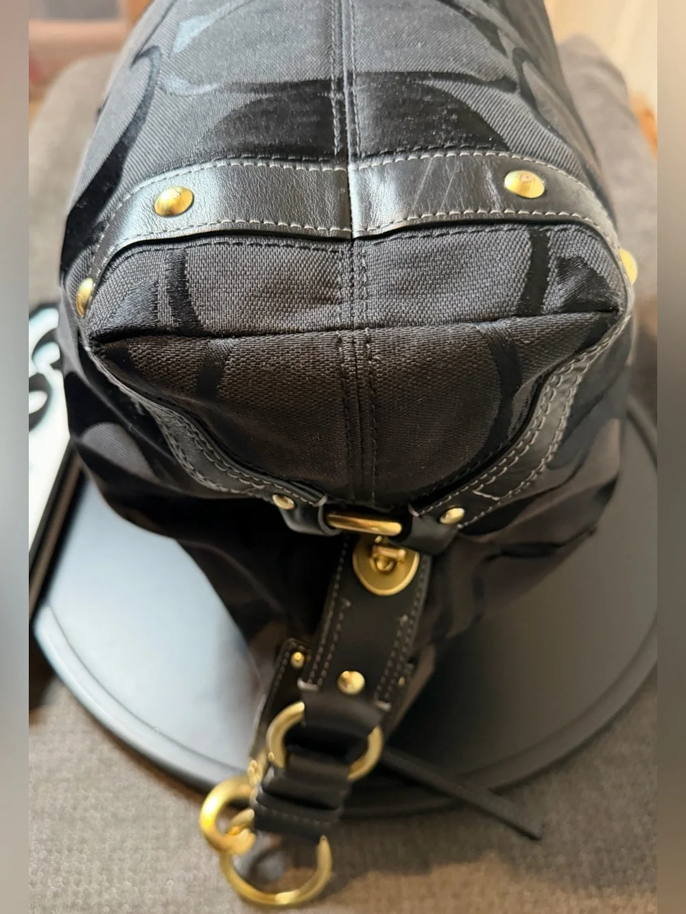 Coach Carly Large Black Hobo Bag No.F0873-10620