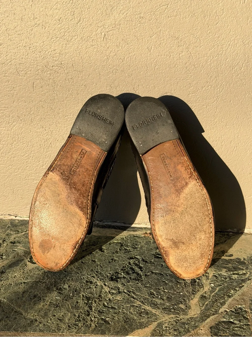 Florsheim polished black