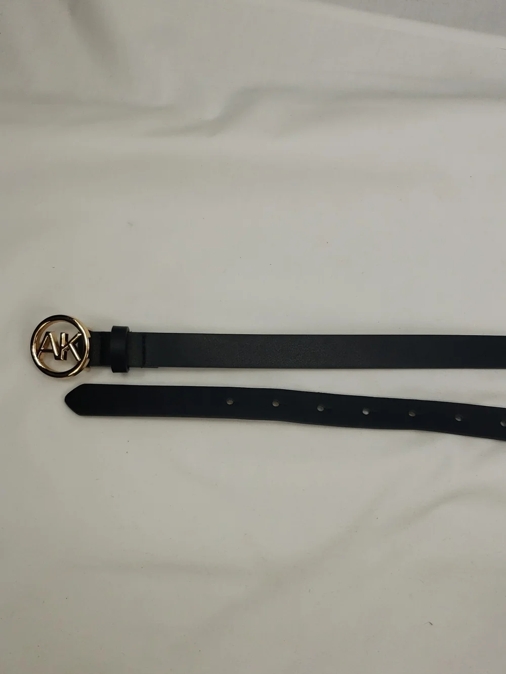 AK Black Belt with Gold Hardware