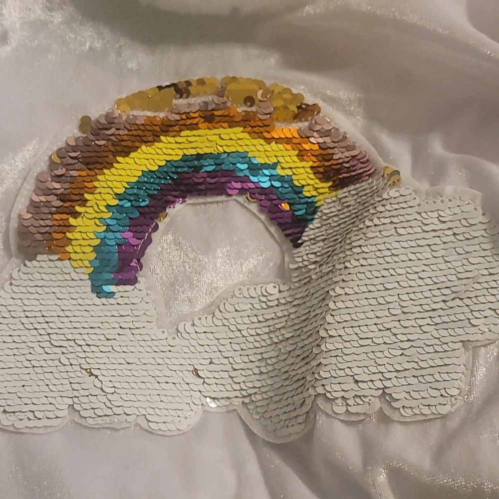 NWT Rainbow Unicorn costume with tutu girls halloween costume large