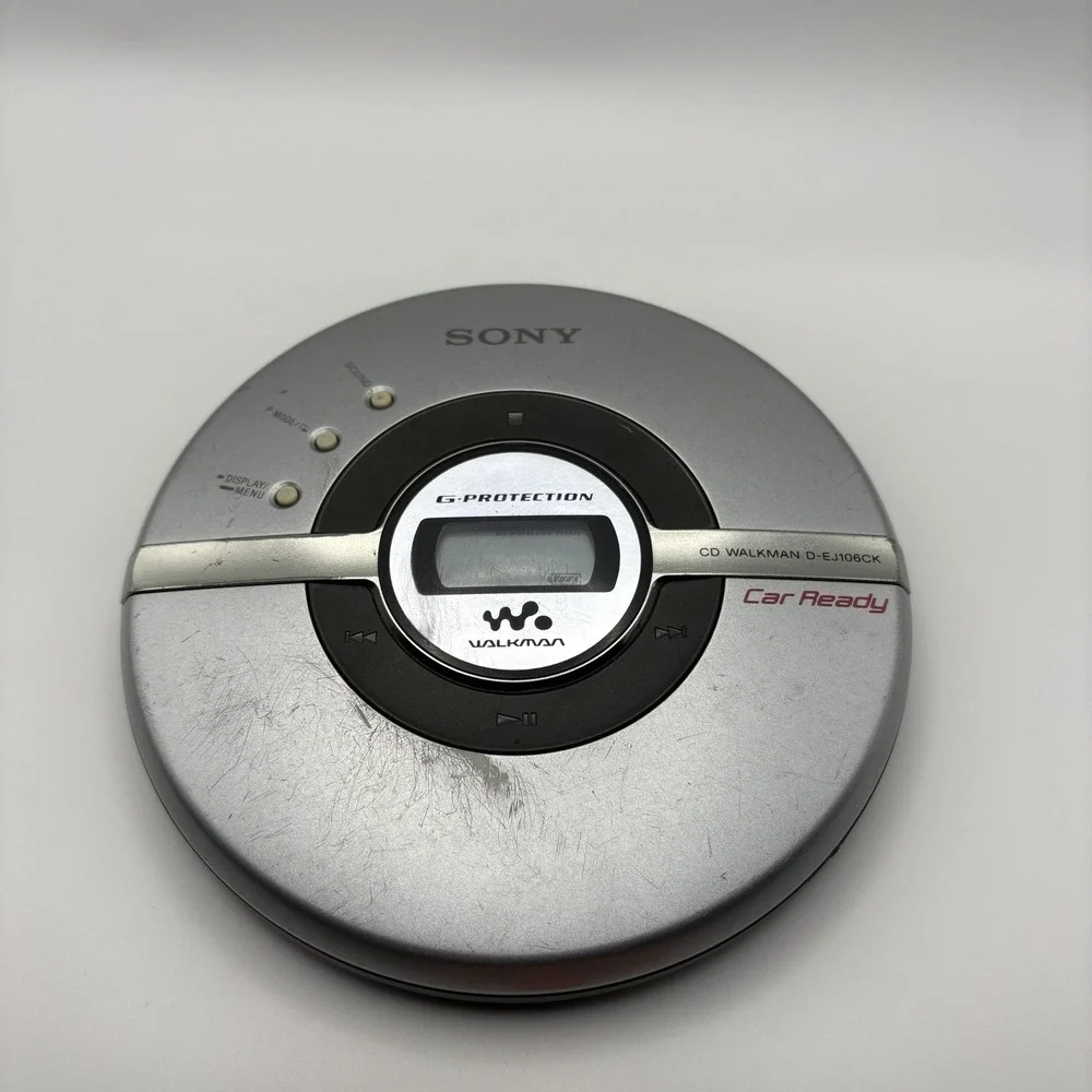 Sony Walkman D-EJ106CK Portable CD Player G-Protection Tested Works
