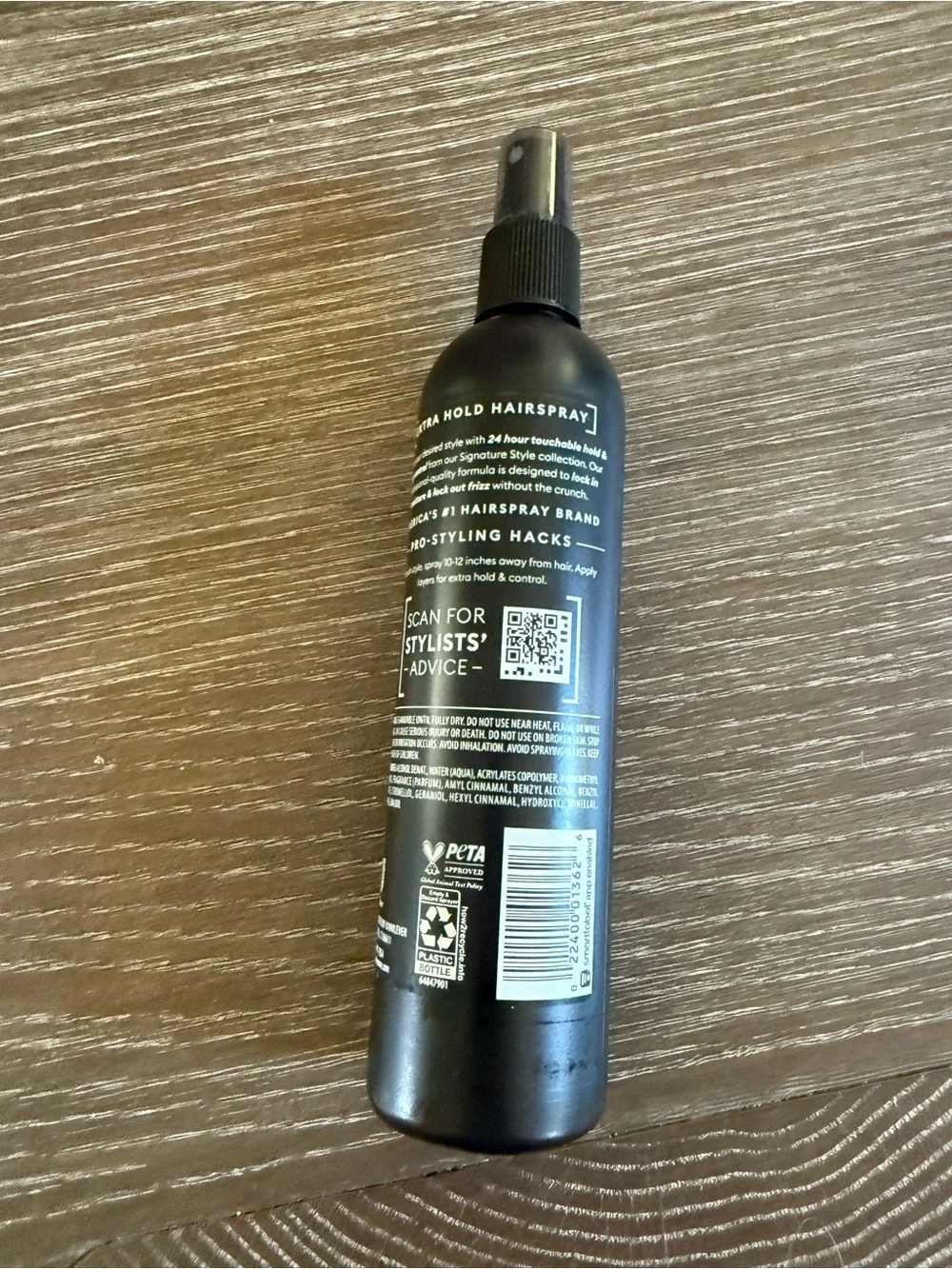 Tresemmé hairspray reasonable