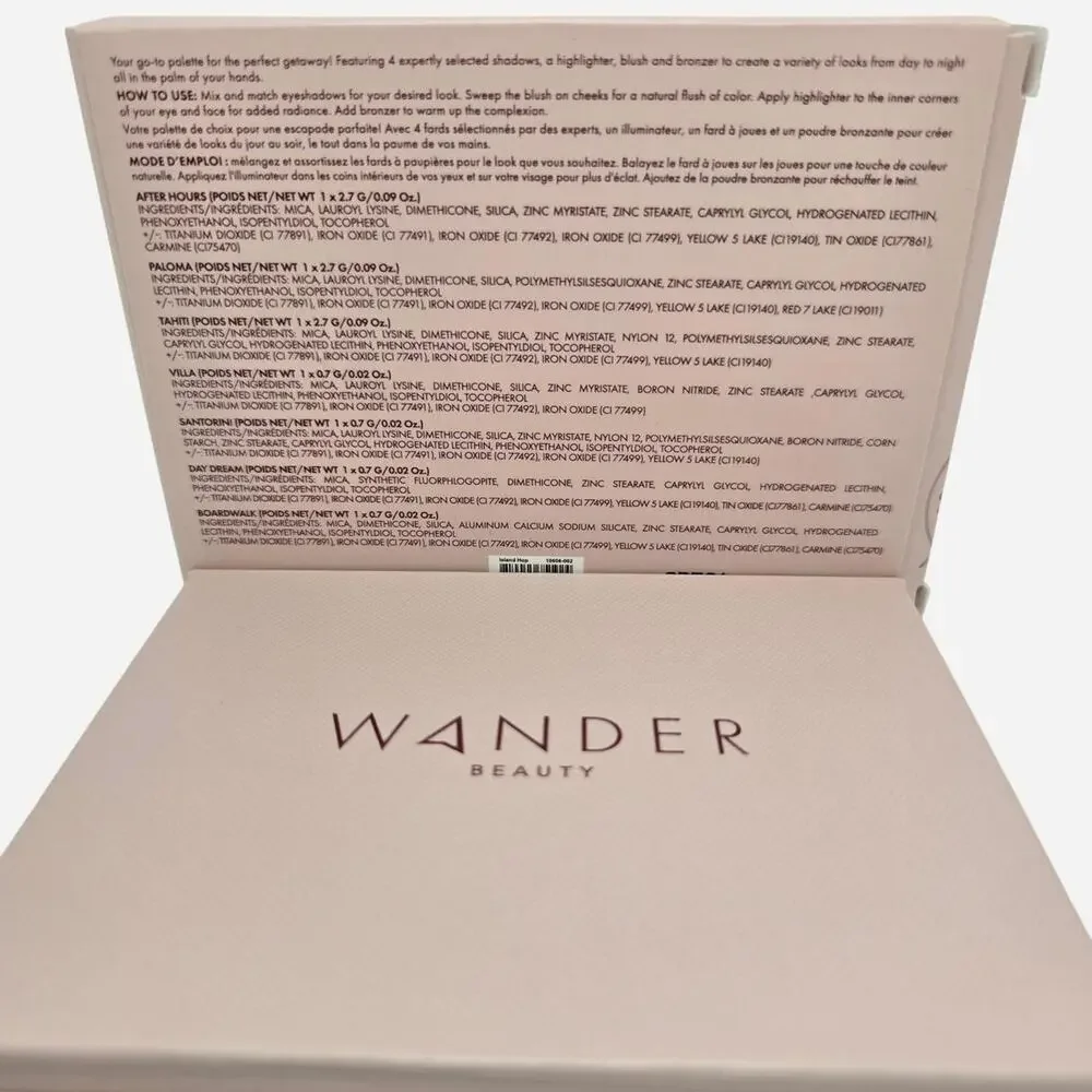 Wander Beauty Island Hop Getaway Palette