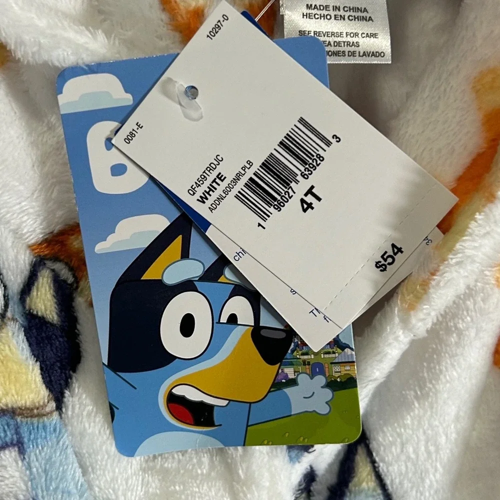 Bluey plush fleece