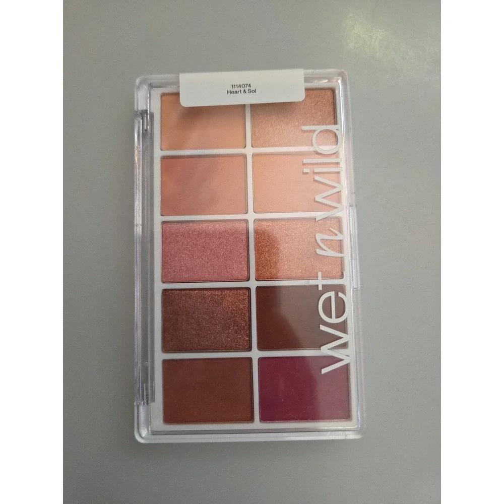 Wet n Wild Color‎ Icon 10-Pan Eyeshadow Palette, Heart & Sol, 0.42 oz