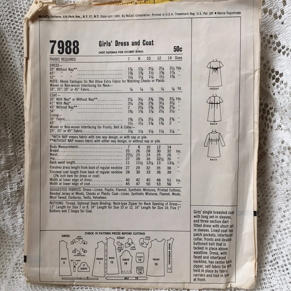 McCall’s true vintage