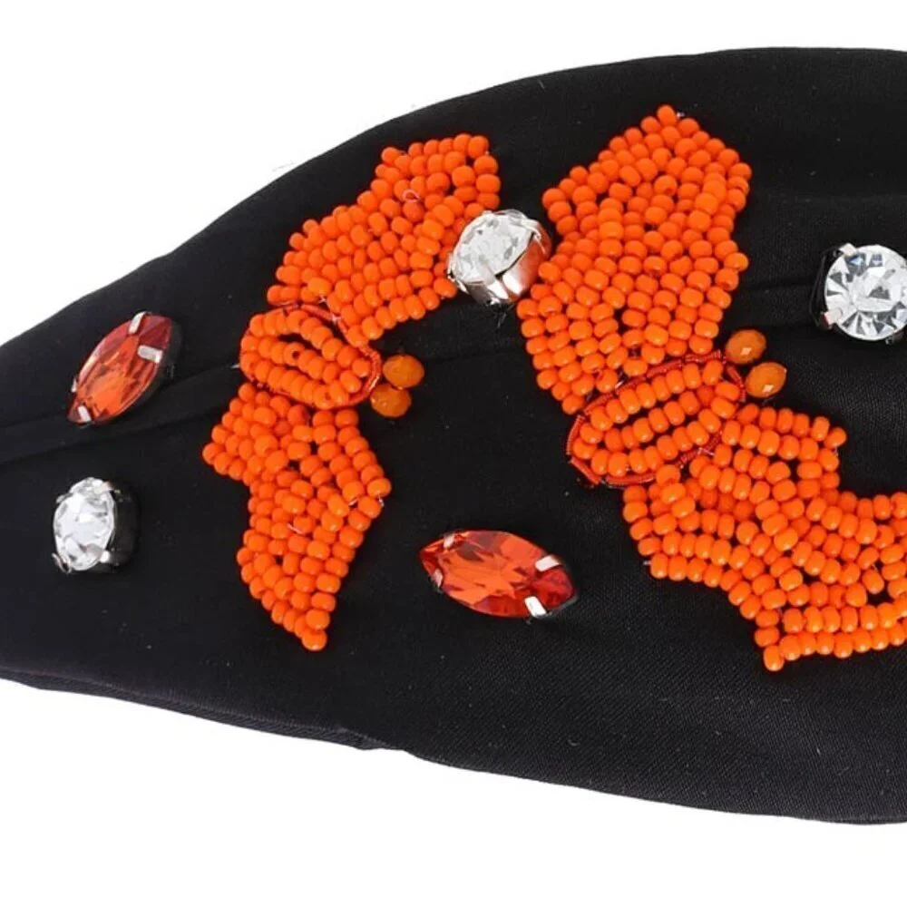 LADIES HALLOWEEN HEADBAND‎ HAND CRAFTED/HANDMADE NWT