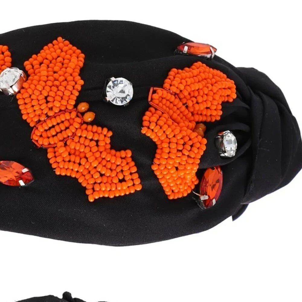 LADIES HALLOWEEN HEADBAND‎ HAND CRAFTED/HANDMADE NWT