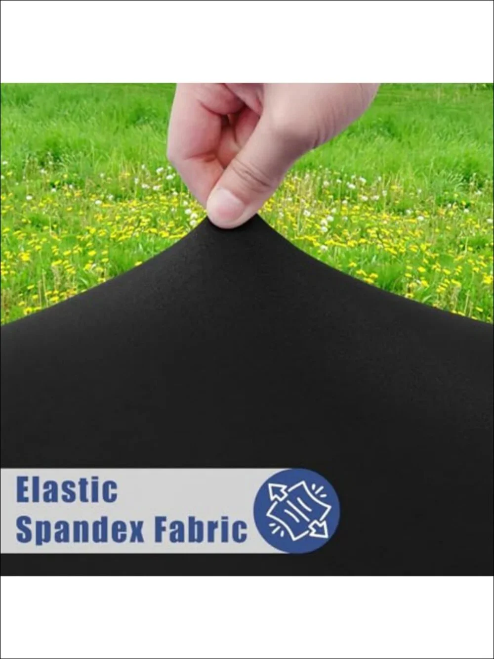 4 Pack Spandex Fitted Tablecloth 6FT Elastic Waterproof Polyester