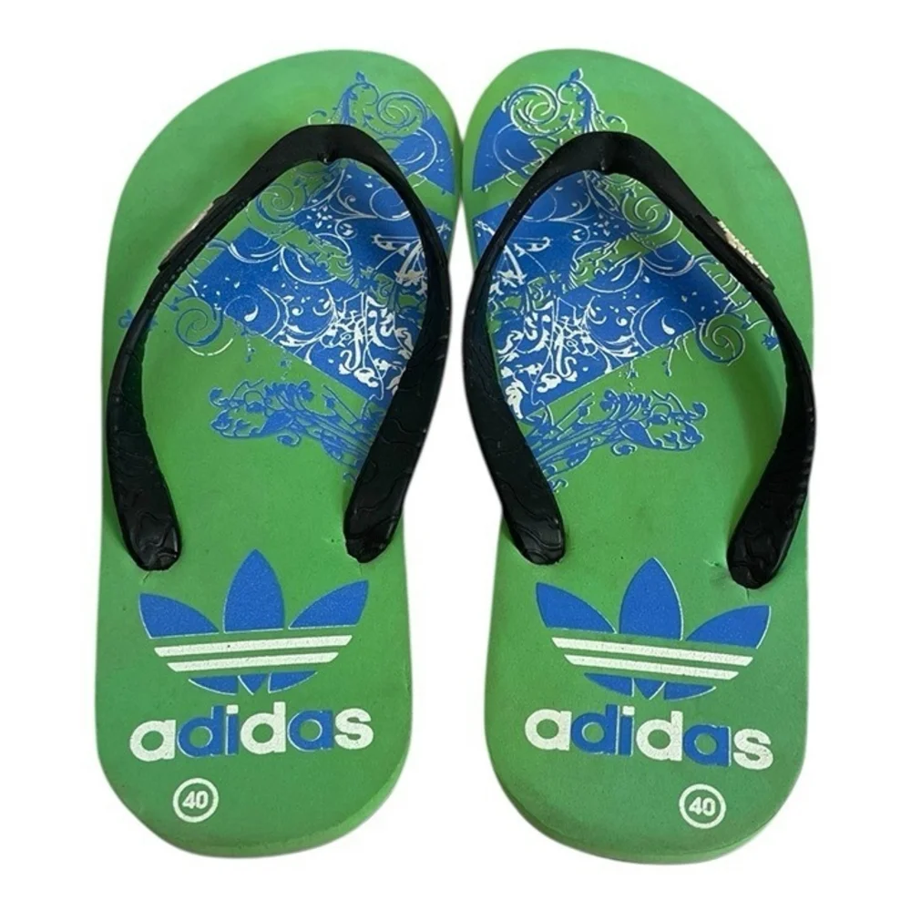 adidas green blue