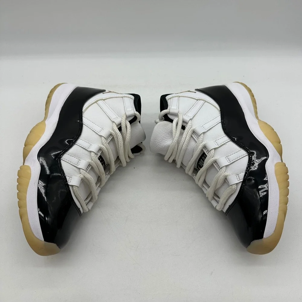 Nike CT8012-170 Mens Size 7.5 Air Jordan 11 Retro Gratitude DMP Gold Sneakers