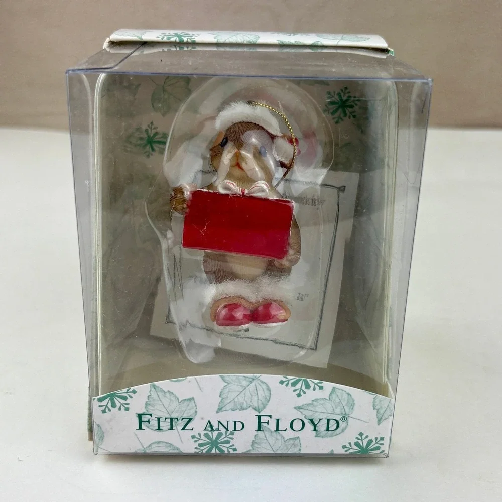Fitz and Floyd Charming Tails 2005 THIS‎ HAS YOUR NAME ON IT w COA 87/145