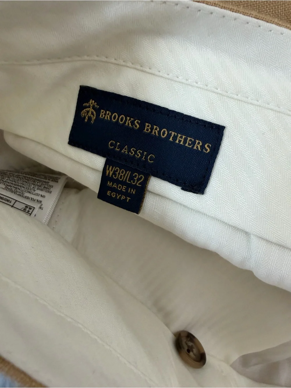 Brooks Brothers lightweight tan