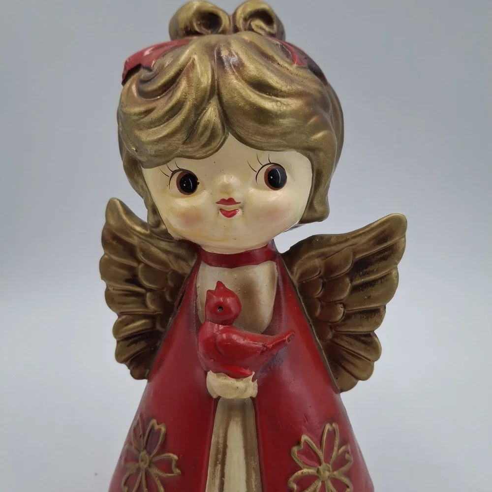 Cardinal vtg christmas