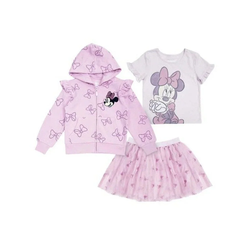 Minnie Mouse‎ Disney Kids' Pink 3-piece Set with Tutu Size 7 New with Tags!