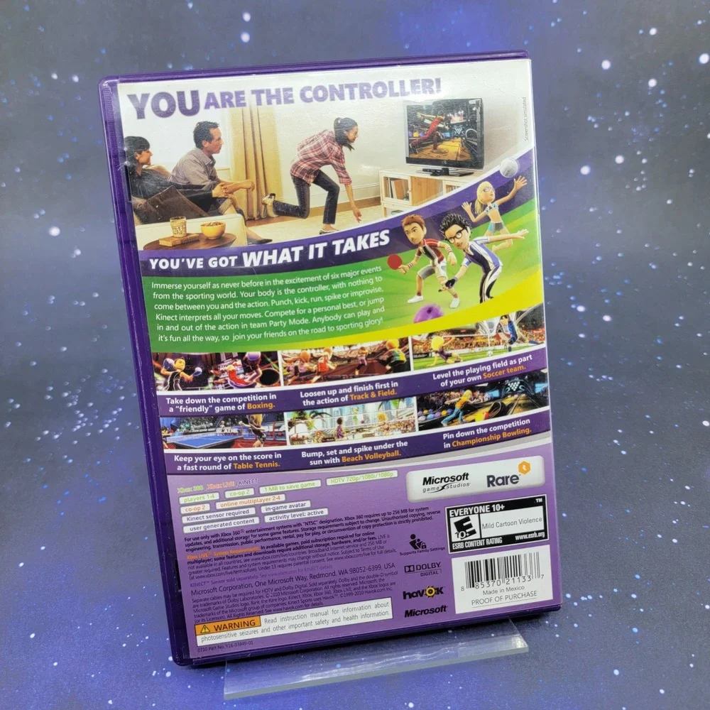 Microsoft kinect sports