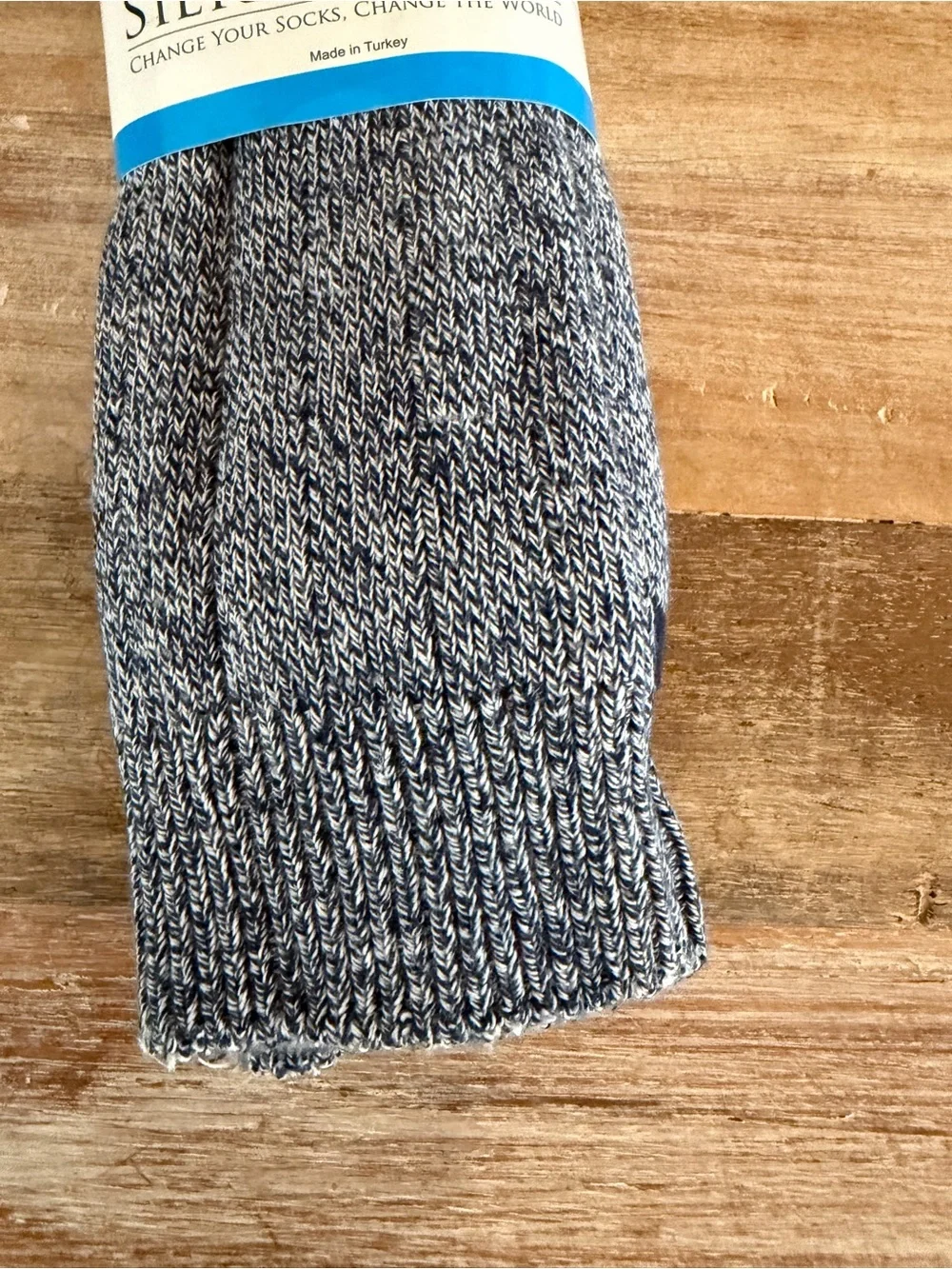 Sierra Socks Navy Marled Crew Socks Big & Tall Men’s‎ Sock Size 13-15 Shoe 12-14