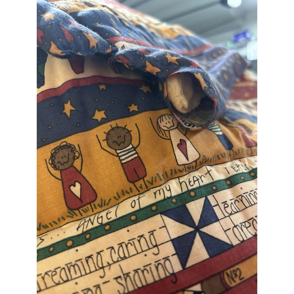 Handmade hanging quilt