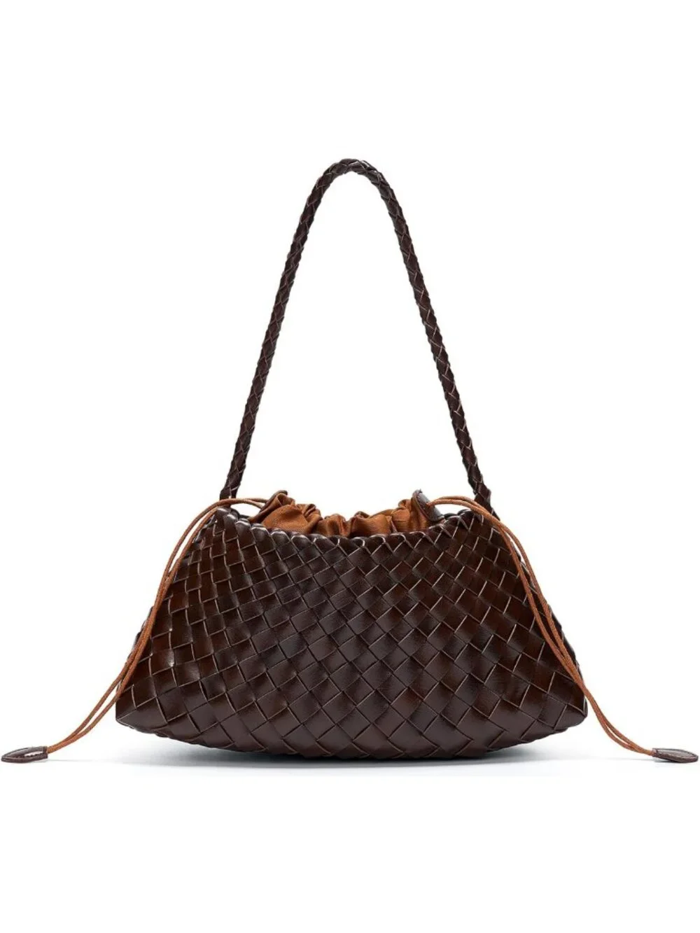 Chic Small Woven Vegan Leather Hobo Purse - Stylish Underarm Shoulder Bag