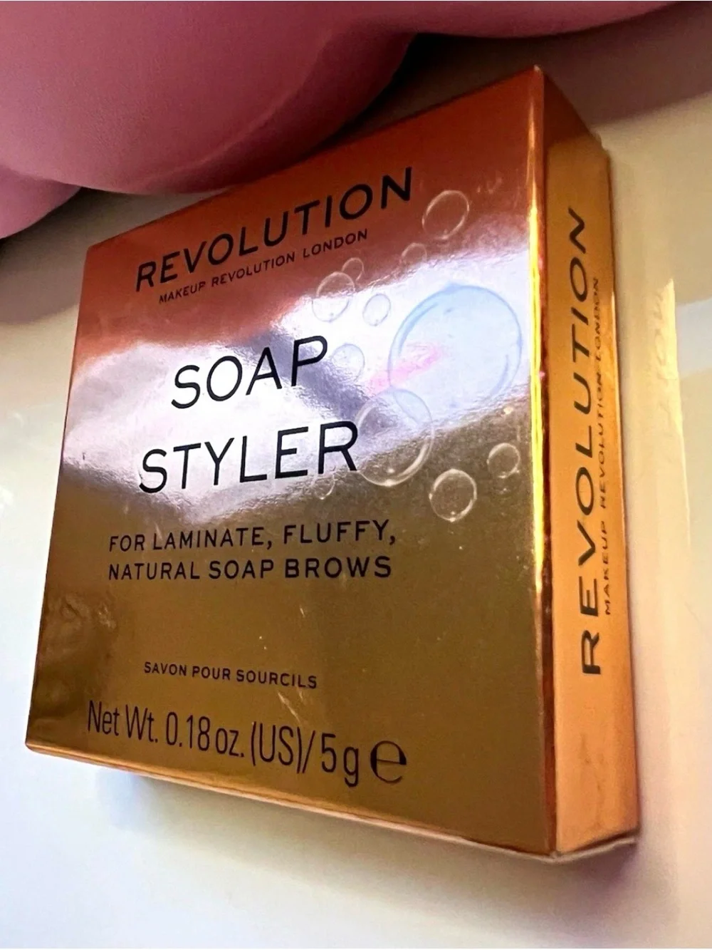 Revolution Soap Styler Brow Soap - Rose Gold Packaging