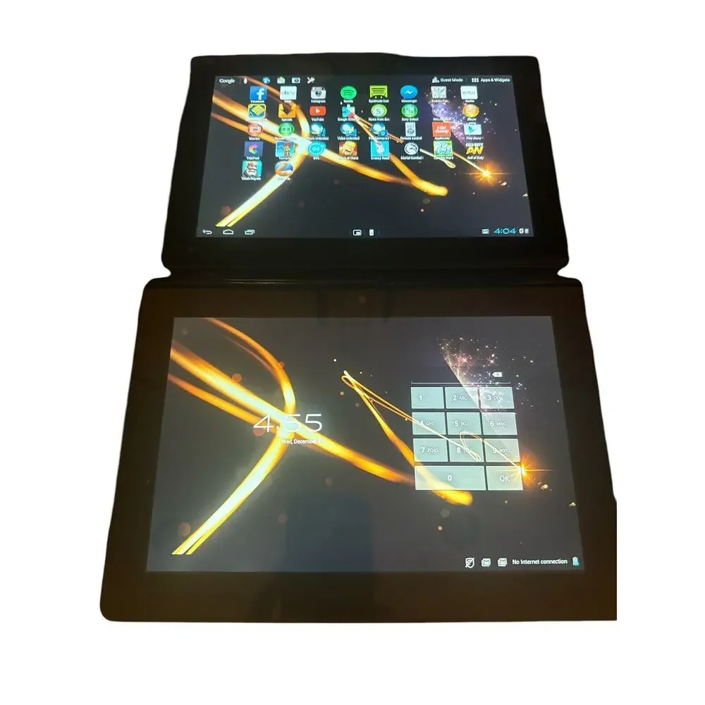 Lot‎ Of 2 SONY XPERIA S Tablet Android 10.1 inch Black Locked Tested Both Work