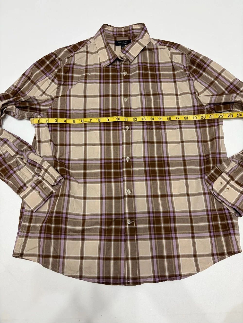 Banana Republic soft plaid