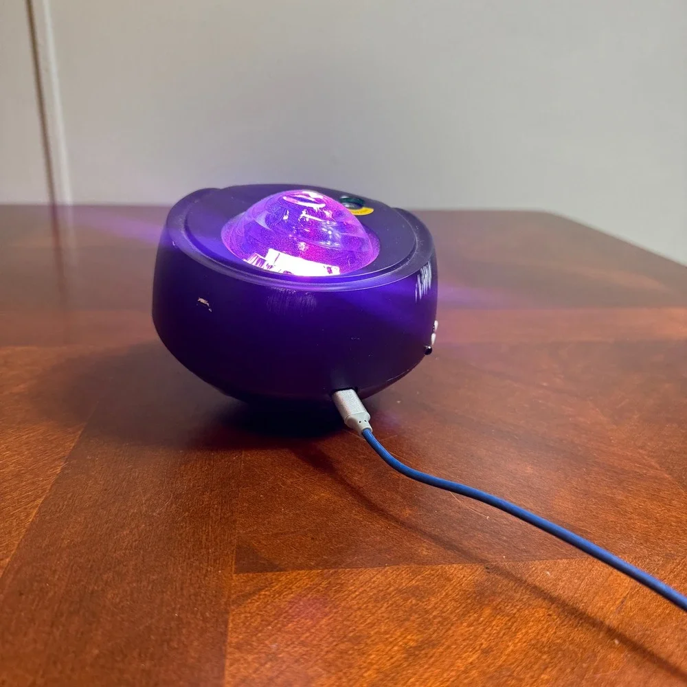 Galaxy Star Projector Night Light AC6926 Black Nebula Laser Lamp with‎ Speaker