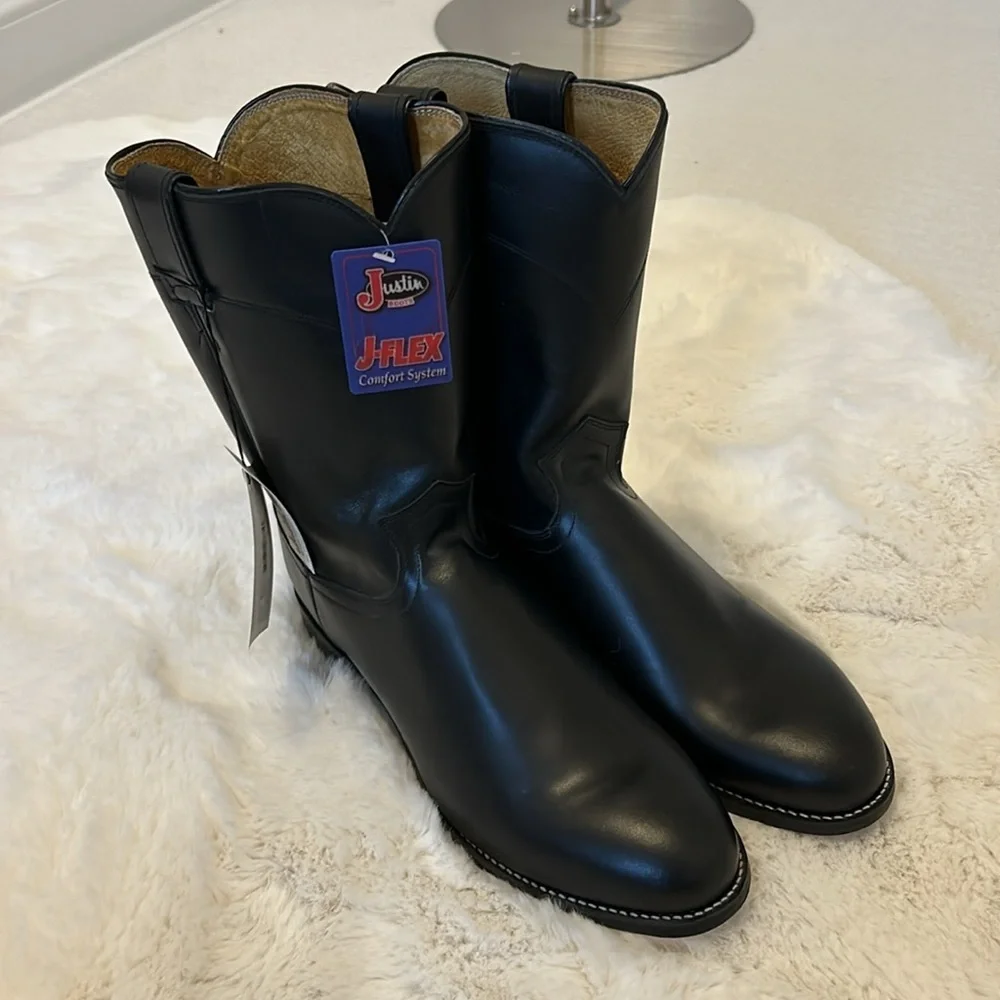 Justin Boots description visible wearing