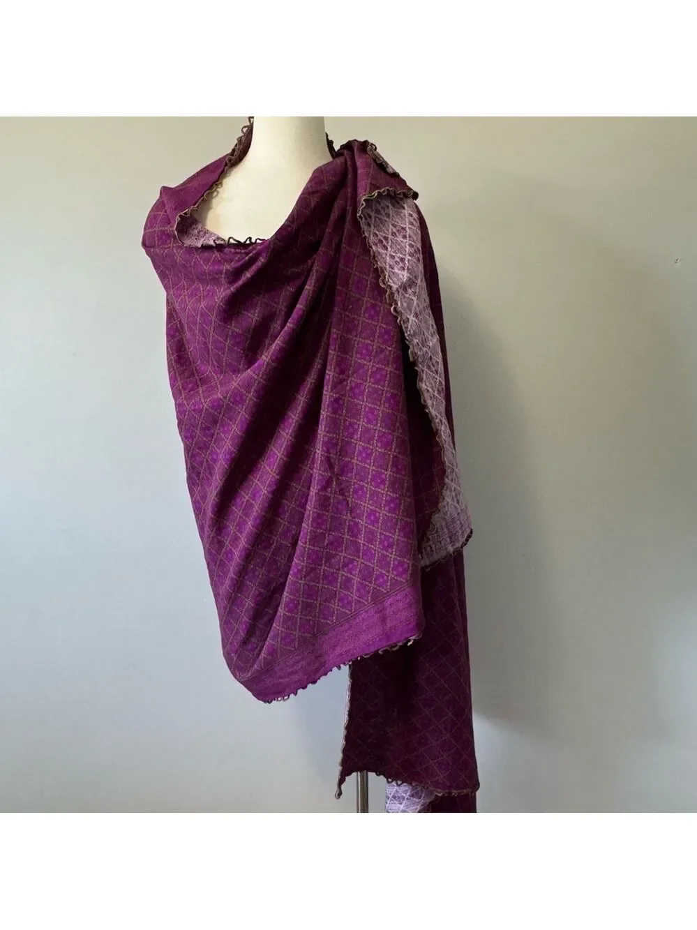 Elegant Purple Women's Scarf