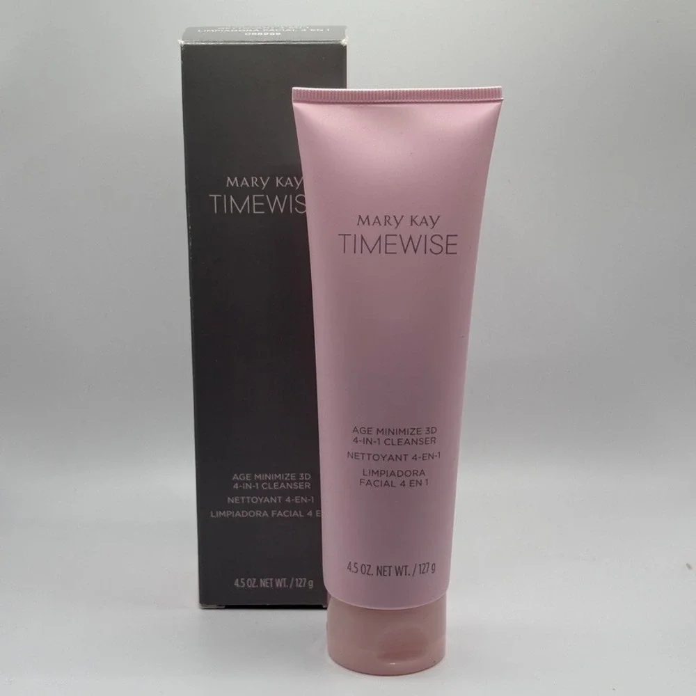 Mary Kay Timewise Age Minimize 3D 4-in-1 Cleanser Combo/Oily Skin 4.5oz NEW