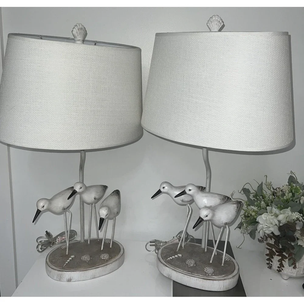 (30)Seahaven Trio Shore Birds Table Lamp 31