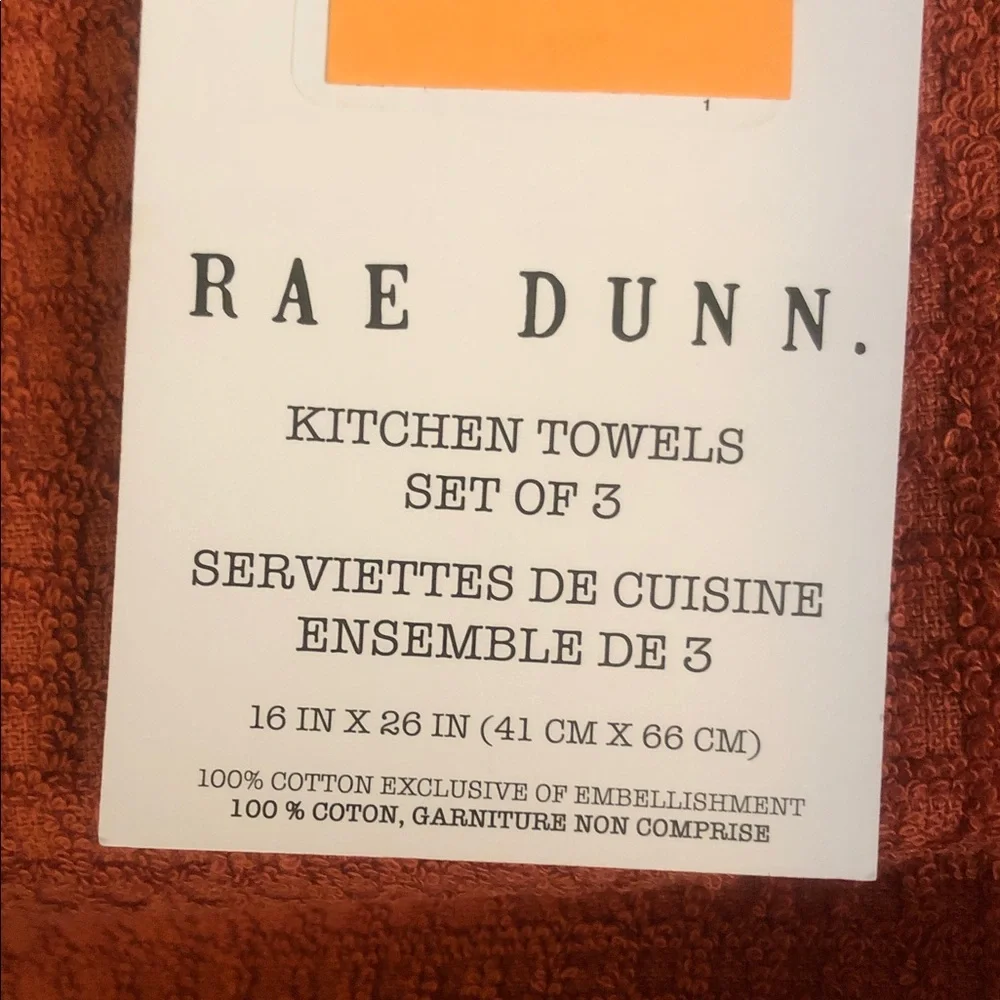 Rae Dunn kitchen white orangish