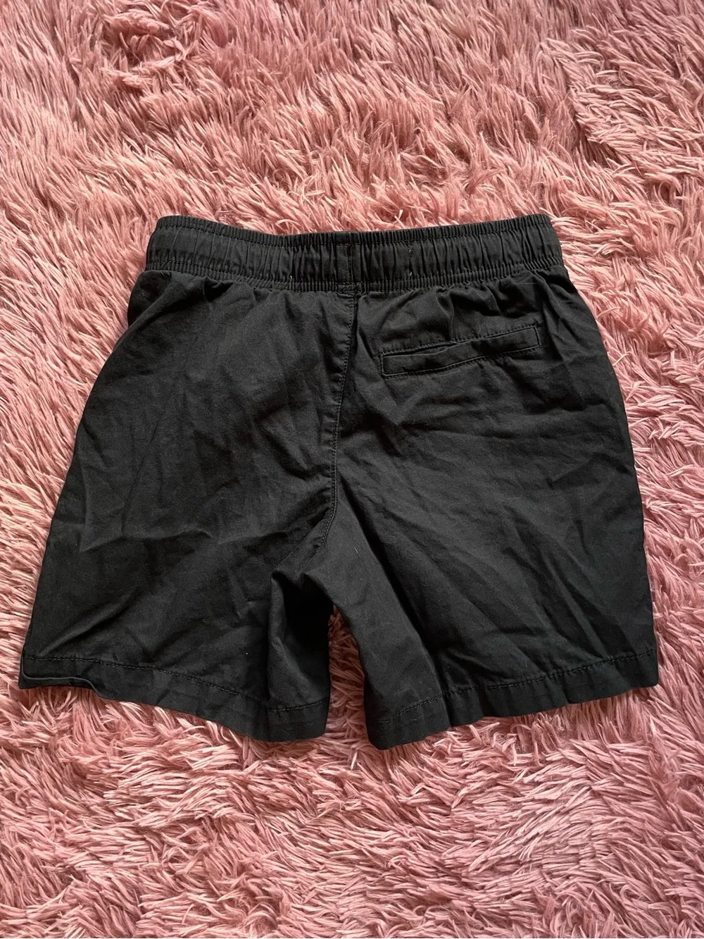 Old Navy Black Relaxed Drawstring Kids Shorts