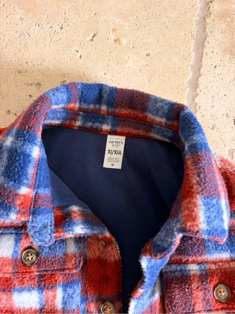 Carters plaid shirt