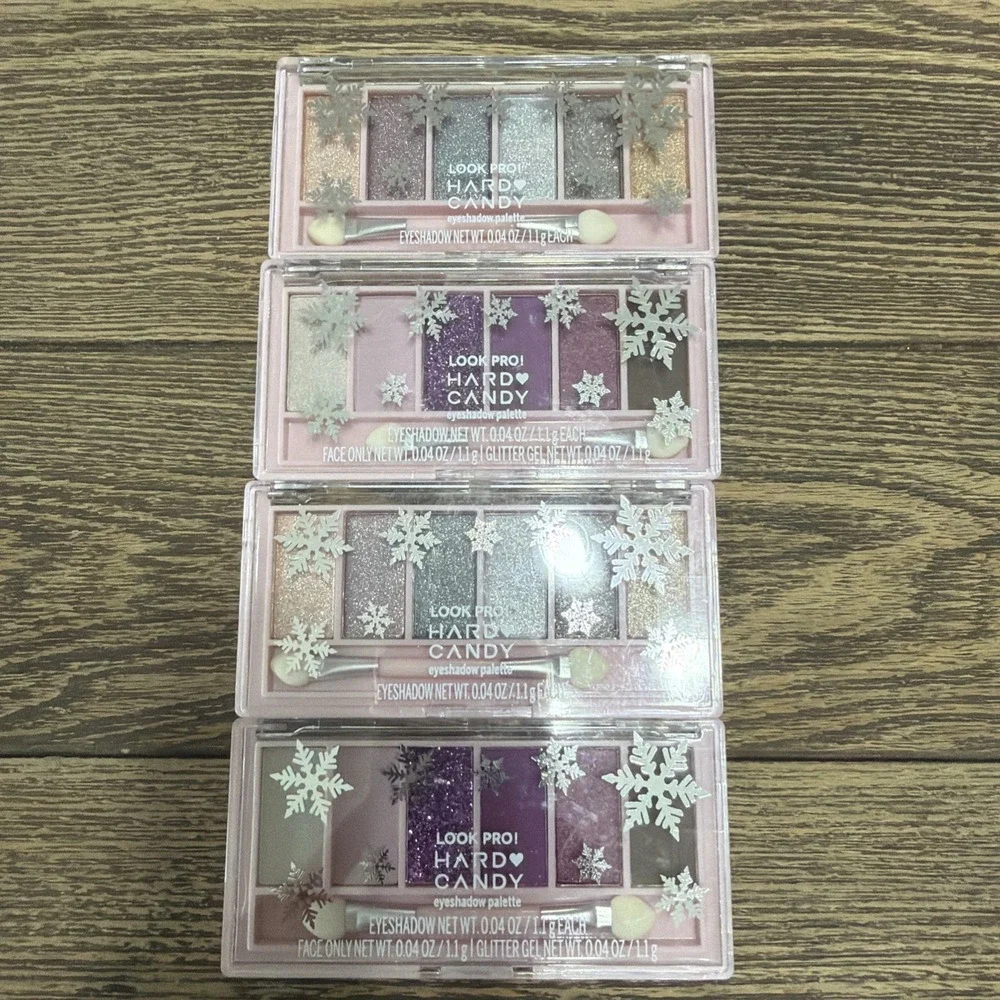 Hard candy eye shadow palettes lot,‎ 4 included Indigo Steady Guilty Pleasure