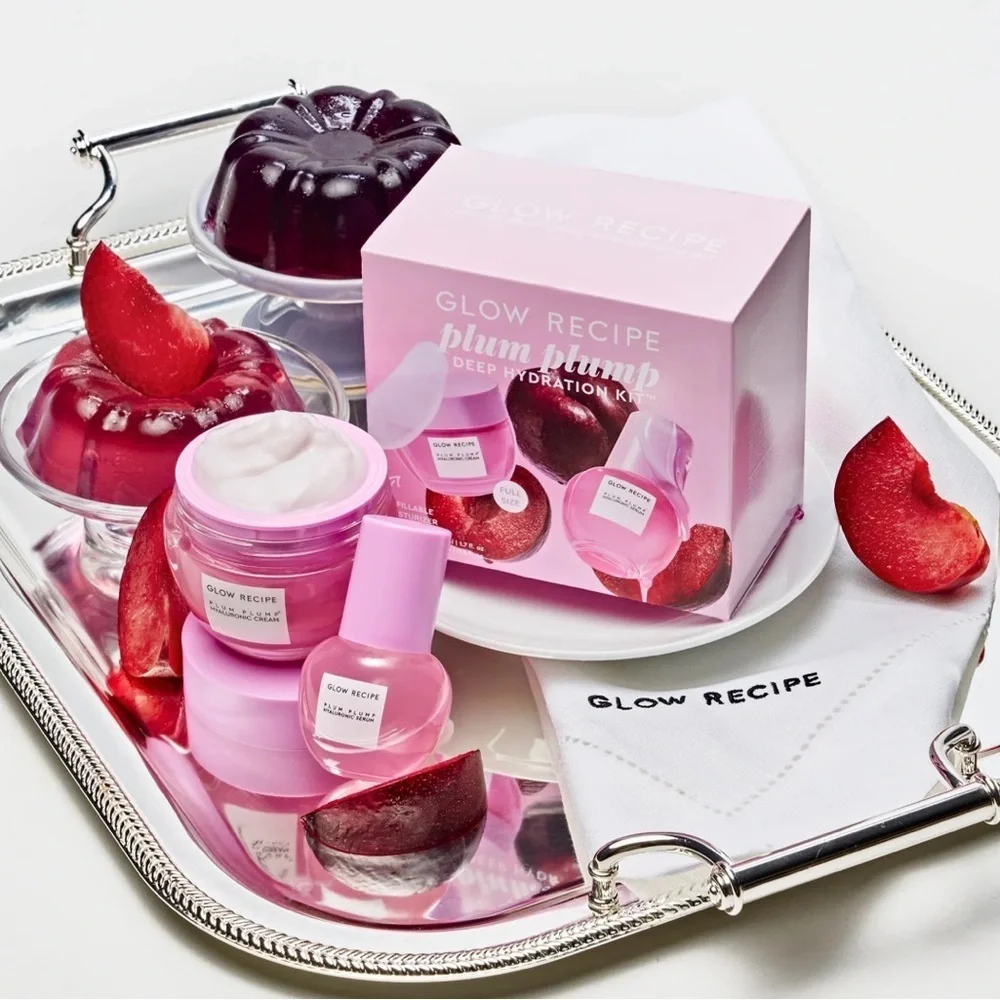 Glow Recipe BUNDLE Plum Plump Deep Hydration Kit & Best of Glow Hues New in Box