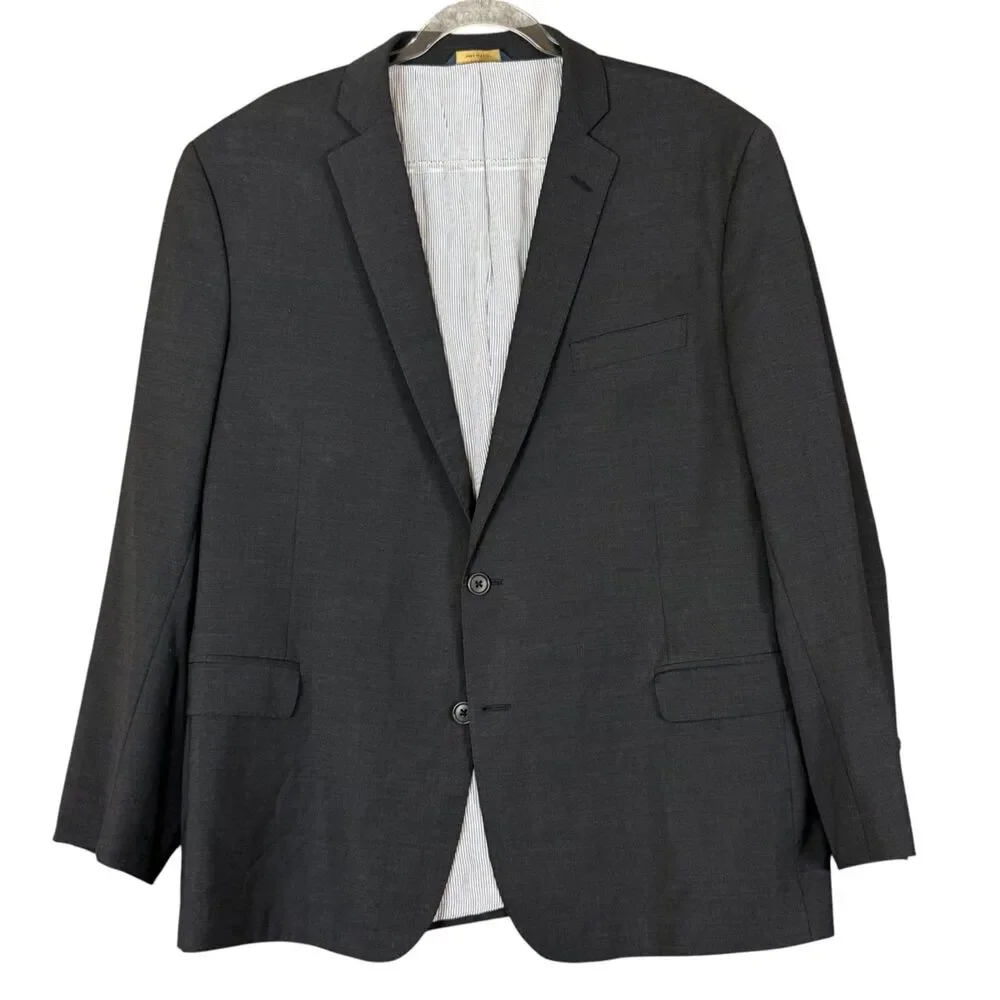 Brooks Brothers Explorer Regent Fit Men's 48R Dark Gray Wool Blend Blazer