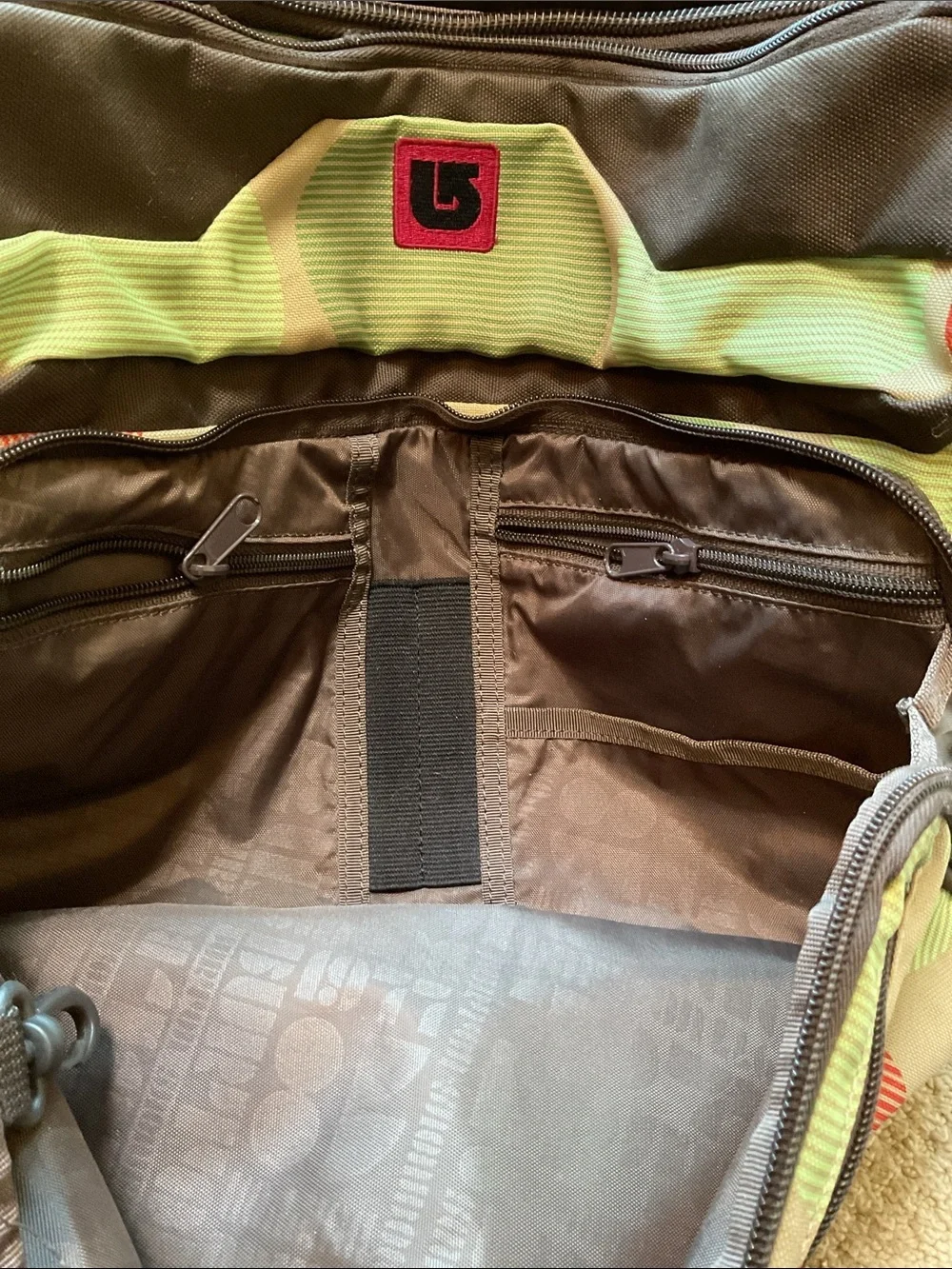 Burton brown laptop